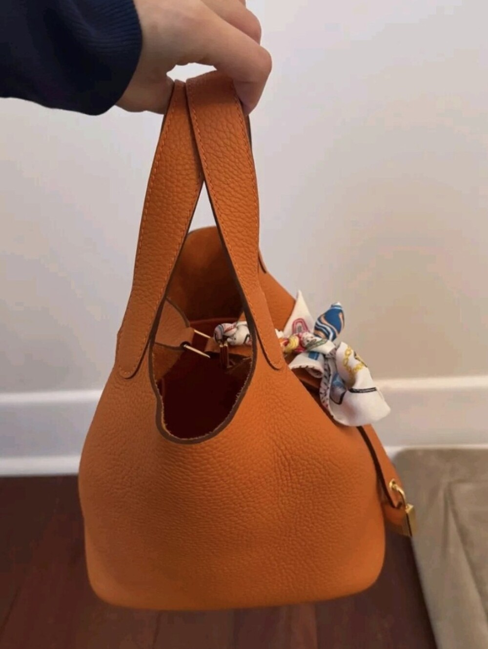 Hermes Clementine Picotin 18;like New - Picture 4 of 5